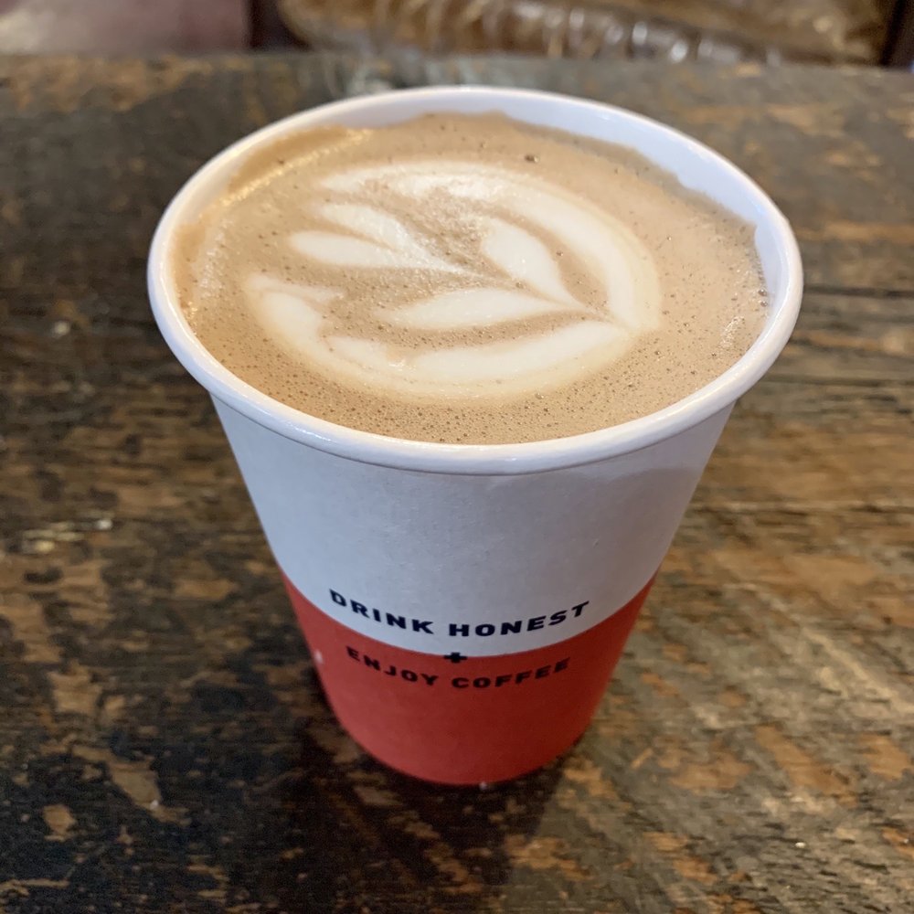 Honest Coffee Roasters - Mocha with some extra fancy foam - Coffee Roasteries Near Me - Franklin, Tennessee