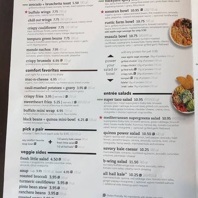 Menu photo 1 Veggie Grill by Next Level Los Angeles, CA Menu photo 1 Veggie Grill by Next Level Los Angeles, CA