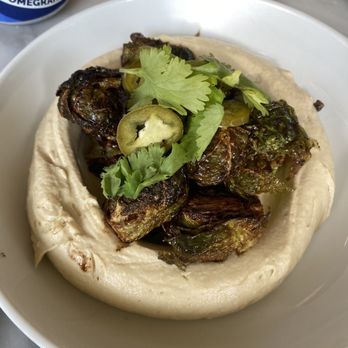 Saba - Brussels Sprout Hummus - Mediterranean Near Me - New Orleans, Louisiana Saba - Brussels Sprout Hummus - Mediterranean Near Me - New Orleans, Louisiana