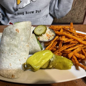 Grand Hotel & Restaurant - Wrap with sweet potato fries.. - Hotels Near Me - Big Timber, Montana