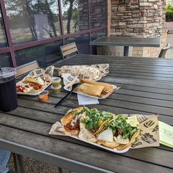 Taco Libre - Tacos, tamales, street corn, and drink.
