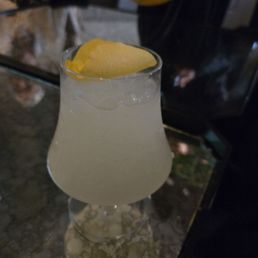 Belle - Kettle one peach & orange blossom vodka, st. Germaine, lemon juice, rose and plumeria essence Belle - Kettle one peach & orange blossom vodka, st. Germaine, lemon juice, rose and plumeria essence