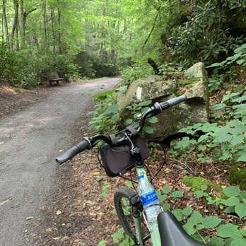 Damascus Bike Rentals - The trail is also the Appalachian trail, watch for white blazes and thru-hikers. - Bike Rentals Near Me - Damascus, Virginia Damascus Bike Rentals - The trail is also the Appalachian trail, watch for white blazes and thru-hikers. - Bike Rentals Near Me - Damascus, Virginia