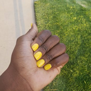 Natural Nails Spa - Ain't nothing mellow about these yellow nails. - Nail Salons Near Me - Long Beach, California Natural Nails Spa - Ain't nothing mellow about these yellow nails. - Nail Salons Near Me - Long Beach, California