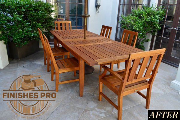 Outdoor Furniture Refinishing - Call or message us today for a free estimate!