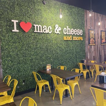 I Heart Mac & Cheese - Dining Room Wall and Tables - Pasta Shops Near Me - Virginia Beach, Virginia I Heart Mac & Cheese - Dining Room Wall and Tables - Pasta Shops Near Me - Virginia Beach, Virginia