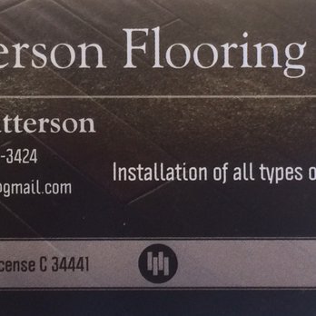 Patterson Flooring - business card for patterson flooring llc - Flooring Near Me