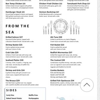 The Regatta - Menu page 2 updated - Seafood Near Me - Lake Arthur, Louisiana