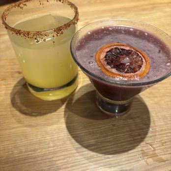 The Famous - We ordered "My Sisters Margarita" and the "Blood Orange Mocktail" with tequila! - Pizza Near Me - Leadville, Colorado The Famous - We ordered "My Sisters Margarita" and the "Blood Orange Mocktail" with tequila! - Pizza Near Me - Leadville, Colorado