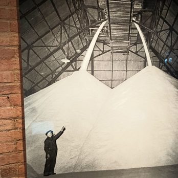 The Salt Shed - Old time photos showing salt being added to the building via conveyor belts - Music Venues Near Me - Chicago, Illinois