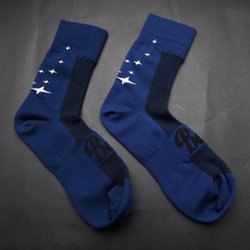 Good Looks Los Angeles - Fully custom socks starting at $15. Email your design or idea and we will provide a quote.