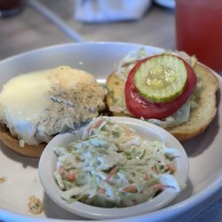 Brew River Restaurant & Bar - Crabby Burger