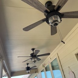 Installed the two outside fans.