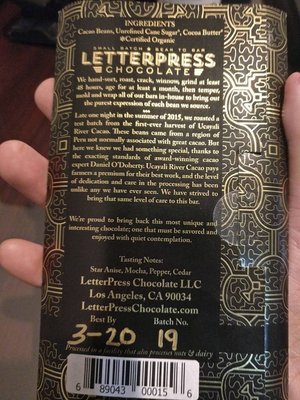 LetterPress Chocolate by null