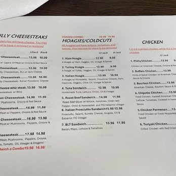 Eddies Philly & Hoagies - Menu pg2 - Sandwiches Near Me - Chandler, Arizona