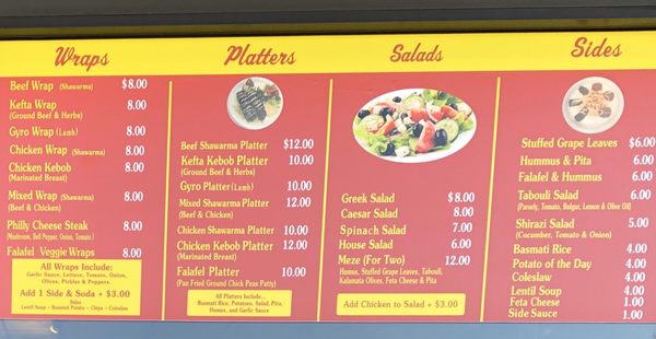 Menu photo 2 Wrap It Up Reno, NV
