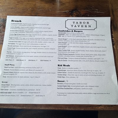 Menu photo 5 Tabor Tavern Portland, OR Menu photo 5 Tabor Tavern Portland, OR