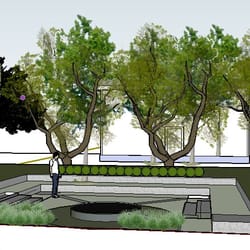 1 to One Garden Design - CAD garden design from 1 to One Garden Design - Surrey garden Design specialists. Plan for Dunsfold Park, Cranleigh 2012