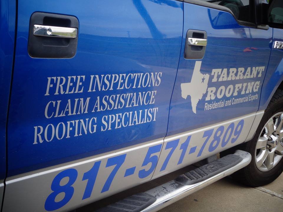 Slide of Tarrant Roofing