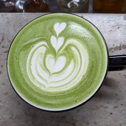 Beautiful Artisan Matcha Latte