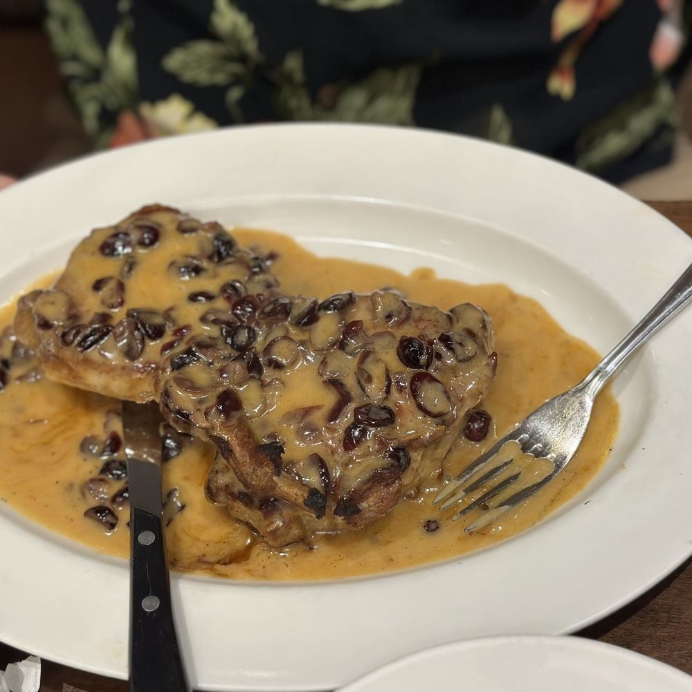 Pizza Classica - Pork Chops with Cranberry Cognac Sauce - Pizza Near Me - Glendale, New York Pizza Classica - Pork Chops with Cranberry Cognac Sauce - Pizza Near Me - Glendale, New York
