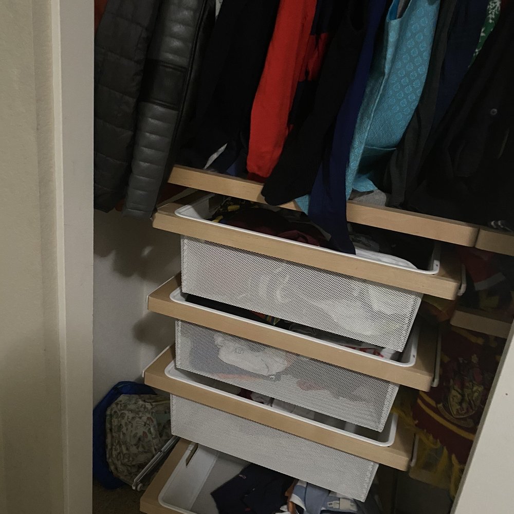 The Container Store - Fixed after new frame and by ourselves after buying new frames for $100 and breaking half the new metal frame - Home Decor Near Me - San Jose, California The Container Store - Fixed after new frame and by ourselves after buying new frames for $100 and breaking half the new metal frame - Home Decor Near Me - San Jose, California