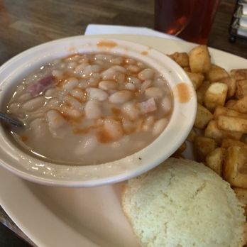 Granny's Kitchen - White beans with ham, cornbread and potatoes - Breakfast & Brunch Near Me - Huntsville, Arkansas Granny's Kitchen - White beans with ham, cornbread and potatoes - Breakfast & Brunch Near Me - Huntsville, Arkansas