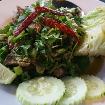 On's Thai Kitchen - Beef laab spicy.  I love spicy food had to add more dry pepper flakes. Really good. Give it a try! - Thai Near Me - Saint Paul, Minnesota