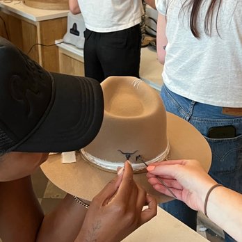 Rustler Hat - Discussing branding and location on the hat. - Hats Near Me - Nashville, Tennessee Rustler Hat - Discussing branding and location on the hat. - Hats Near Me - Nashville, Tennessee