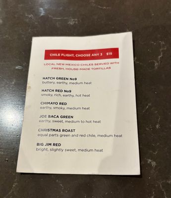Menu photo 6 Char Albuquerque, NM