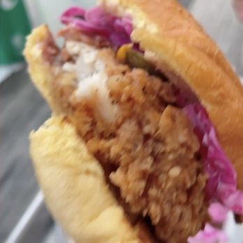 FM Kitchen & Bar - Crispy chicken sandwich - Bars Near Me - Houston, Texas FM Kitchen & Bar - Crispy chicken sandwich - Bars Near Me - Houston, Texas