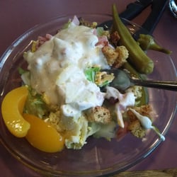 Gondola Restaurant - Such a fresh salad bar!