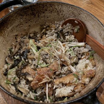 Majordomo - Crispy mushroom Rice - New American Near Me - Los Angeles, California