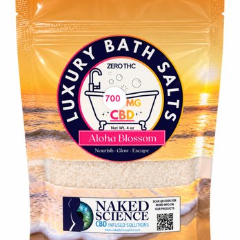 Naked Science CBD - 700mg CBD Aloha Blossom Bath Salts with a tropical floral aroma, crafted for a soothing, relaxing soak and luxurious self-care. - Vitamins & Supplements Near Me - Spokane, Washington Naked Science CBD - 700mg CBD Aloha Blossom Bath Salts with a tropical floral aroma, crafted for a soothing, relaxing soak and luxurious self-care. - Vitamins & Supplements Near Me - Spokane, Washington