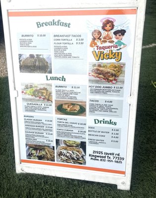 Menu photo 1 Taqueria Vicky Kingwood, TX Menu photo 1 Taqueria Vicky Kingwood, TX