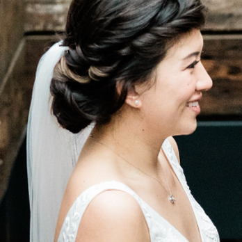 Makeup By Coco Tsang - wedding day hair with side braid - Makeup Artists Near Me