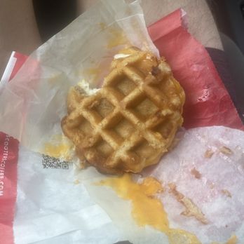 Scooter's Coffee - Maple waffle sandwich - Coffee & Tea Near Me - Iowa City, Iowa
