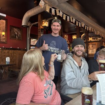 Prost! - Dylan with the birthday boy and Oma - Pubs Near Me - Portland, Oregon