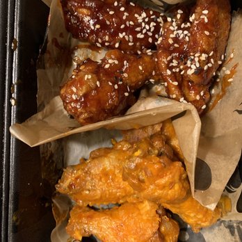 Fire Wings - Howe - 10 piece two-flavor combo: fire wings and Korean Kicks. - Chicken Wings Near Me - Sacramento, California Fire Wings - Howe - 10 piece two-flavor combo: fire wings and Korean Kicks. - Chicken Wings Near Me - Sacramento, California