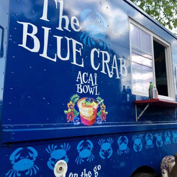 The Blue Crab - a blue food truck with blue crabs painted on it - Food Trucks Near Me The Blue Crab - a blue food truck with blue crabs painted on it - Food Trucks Near Me