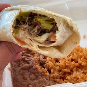 Ramiro’s Mexican food - Beef Burrito- my guy ate the other one. - Mexican Near Me - Tucson, Arizona