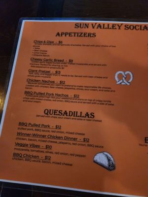 Menu photo 2 Sun Valley Social House Indian Trail, NC Menu photo 2 Sun Valley Social House Indian Trail, NC