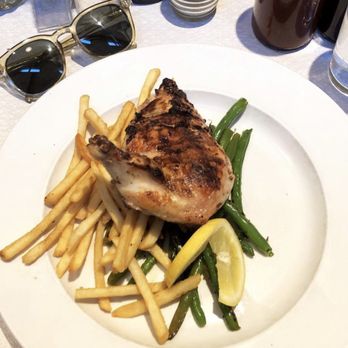 Farm Bloomington - French cut chicken breast. Chicken Aux Poivres, minus the brandy cream sauce. - New American Near Me - Bloomington, Indiana