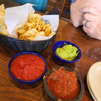 Mexican Inn Cafe - Chips, two kinds of salsa and a side of guacamole. The guac was $6.59 and didn't have much flavor. - Mexican Near Me - Mansfield, Texas Mexican Inn Cafe - Chips, two kinds of salsa and a side of guacamole. The guac was $6.59 and didn't have much flavor. - Mexican Near Me - Mansfield, Texas