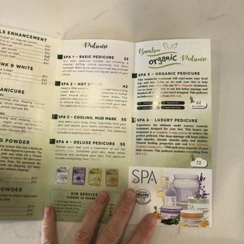 Bamboo Nails & Spa - Menu 1/22 - Nail Salons Near Me - Yuba City, California Bamboo Nails & Spa - Menu 1/22 - Nail Salons Near Me - Yuba City, California