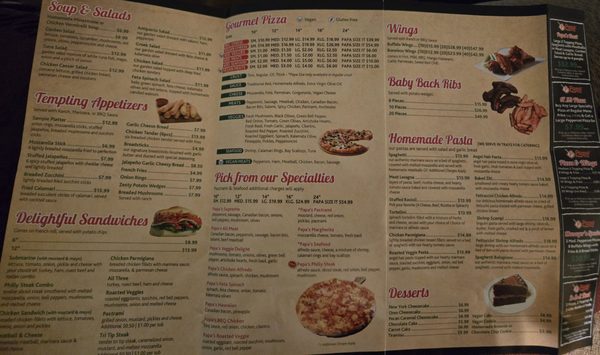 Menu photo 2 Papa Pizza Pie - Glendora Glendora, CA Menu photo 2 Papa Pizza Pie - Glendora Glendora, CA