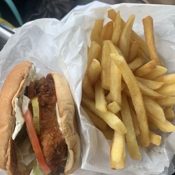 Burger Park - Fish sandwich and fries - Burgers Near Me - Houston, Texas