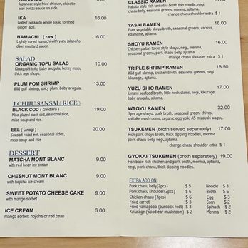 Cha Menya - Menu - Ramen Near Me - Douglaston, New York