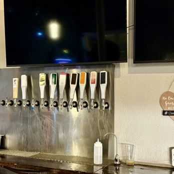 Brewability & Pizzability  - Beer handles have the corresponding colors specified on the menu. - Breweries Near Me - Englewood, Colorado