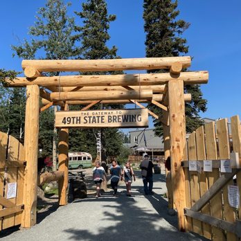 49th State Brewing - Denali - Entrance to the restaurant - Breweries Near Me - Healy, Alaska 49th State Brewing - Denali - Entrance to the restaurant - Breweries Near Me - Healy, Alaska